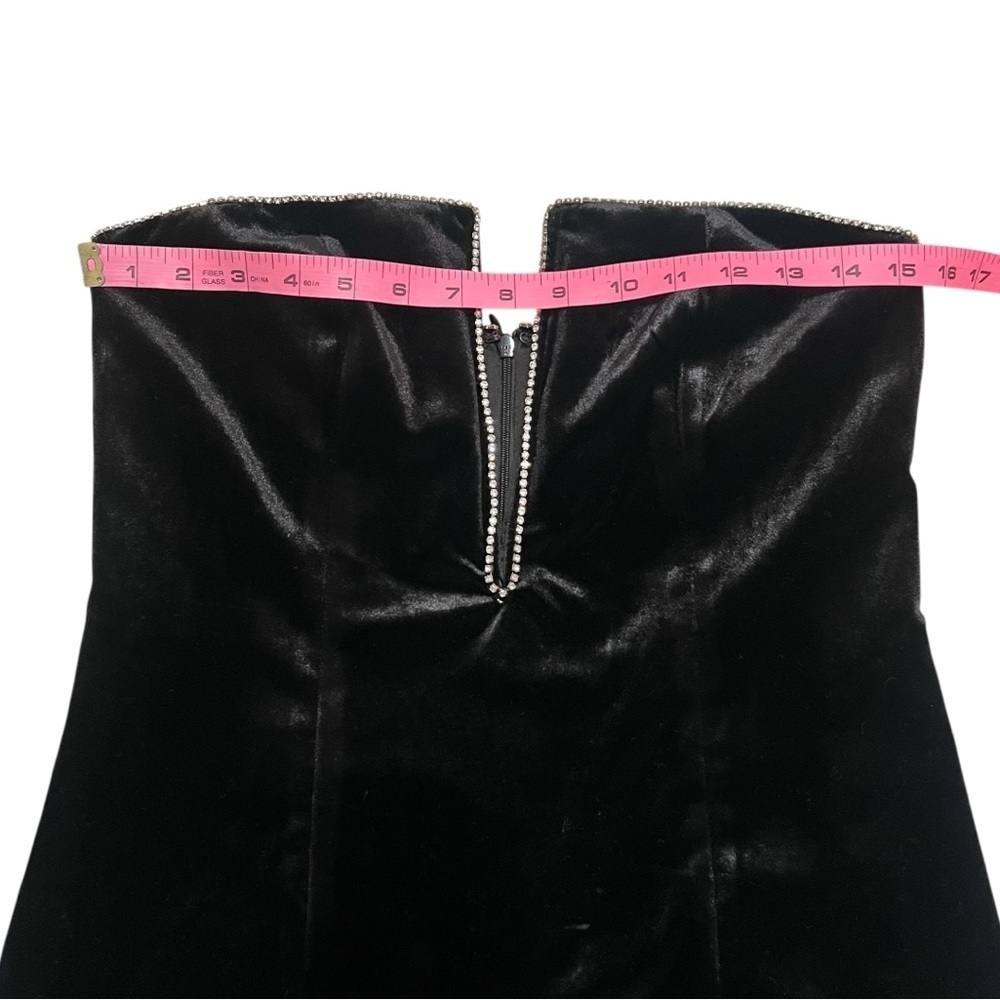 MESHKI ELYSIA Velvet Mini Dress - Picture 13 of 15